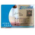 social media transparent glossy business card printing round pink online pvc print salon business card pvc material